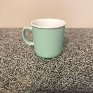 David’s tea rustic mug Mint green